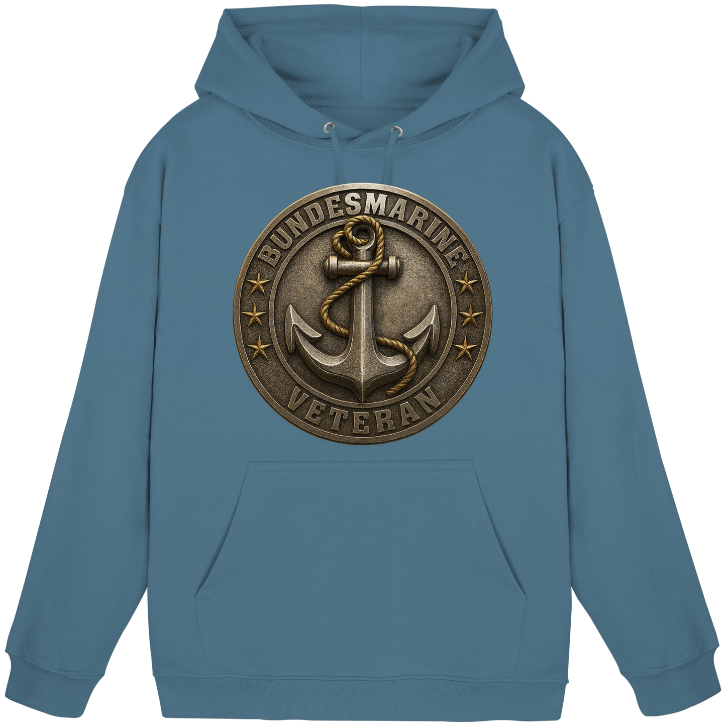 Logo BUNDESMARINE - Metalleffekt - Basic Unisex Hoodie