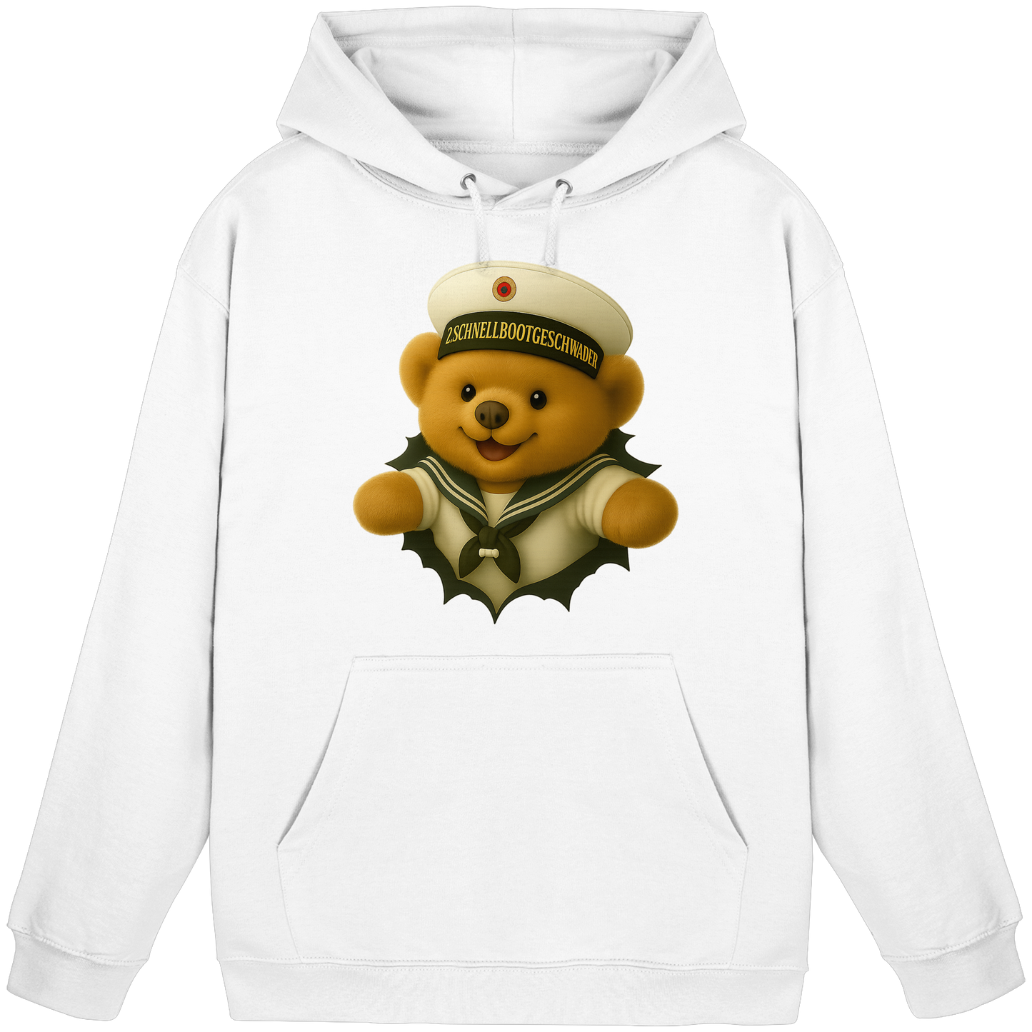 Teddy 2. SCHNELLBOOTGESCHWADER - Basic Unisex Hoodie