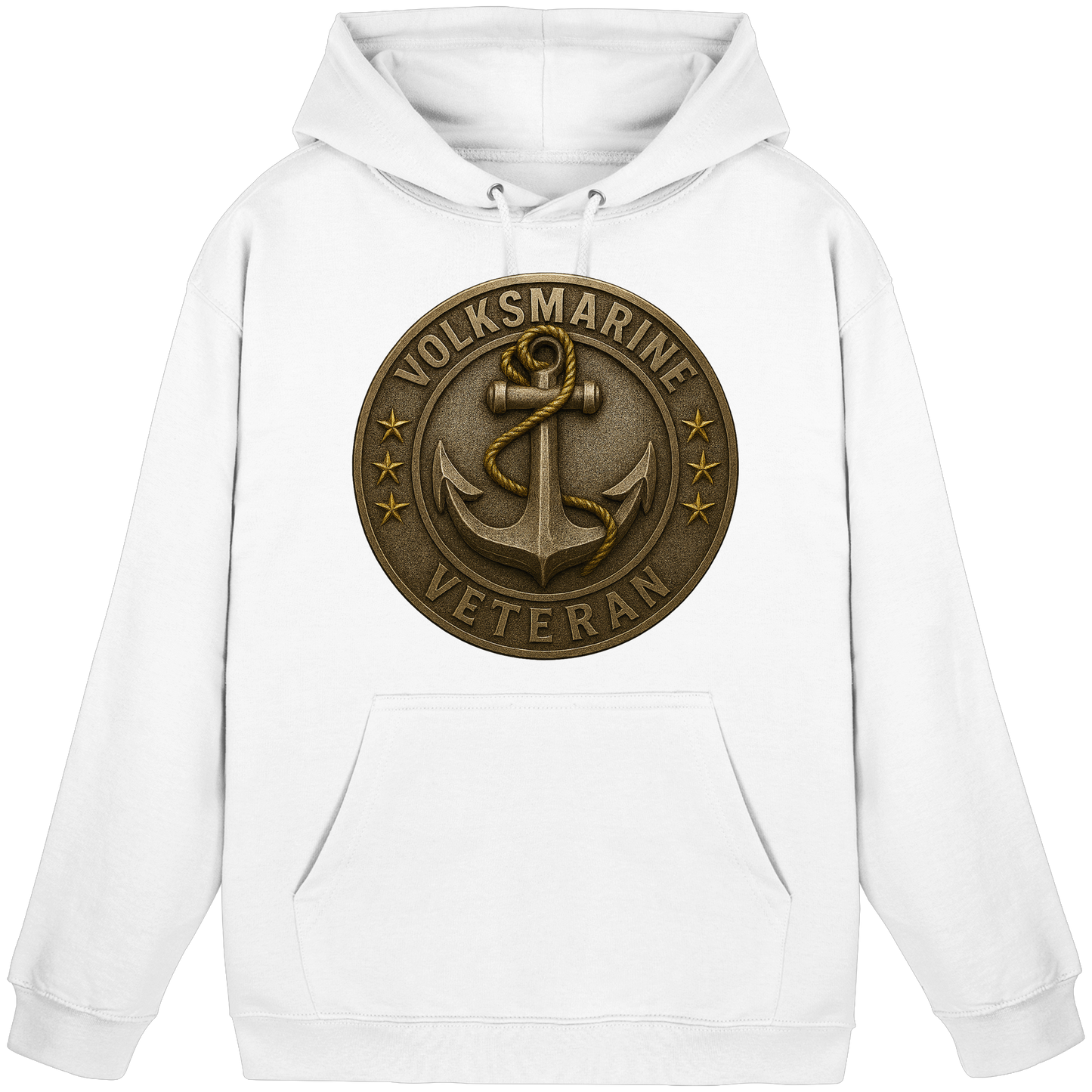 Volksmarine Veteran - Metalleffekt - Basic Unisex Hoodie