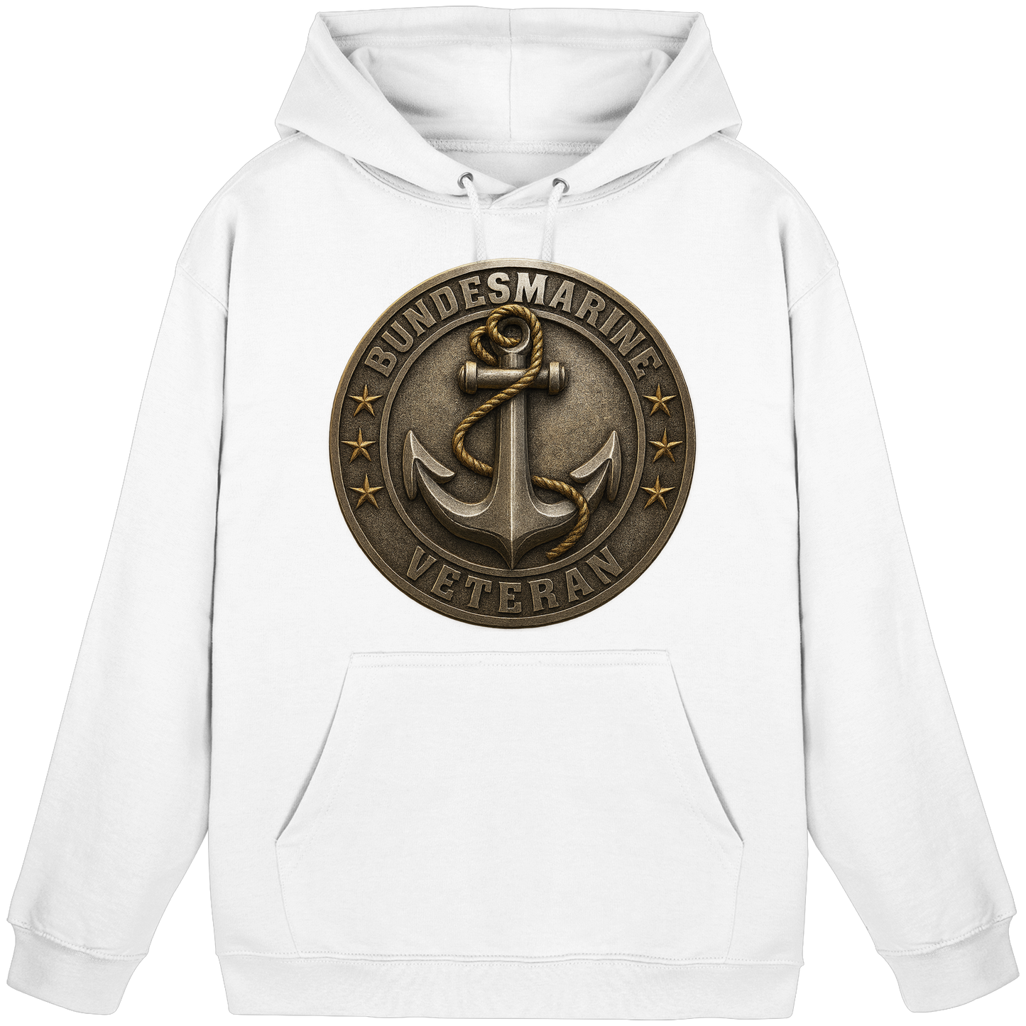 Logo BUNDESMARINE - Metalleffekt - Basic Unisex Hoodie