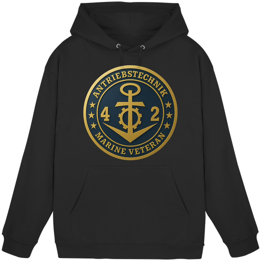 Marine Veteran 42er ANTRIEBSTECHNIK - Metalleffekt - Basic Unisex Hoodie