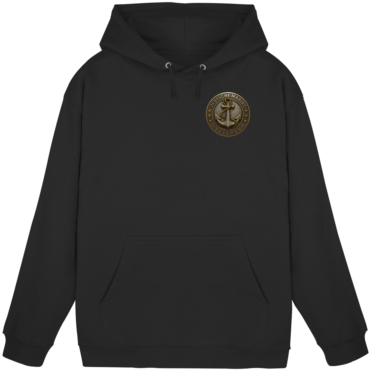 Deutsche Marine Veteran  - Metalleffekt  - Basic Unisex Hoodie