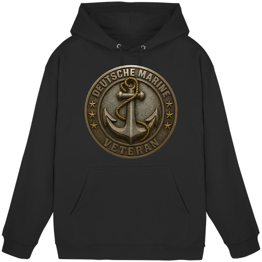 Deutsche Marine Veteran - Metalleffekt - Basic Unisex Hoodie