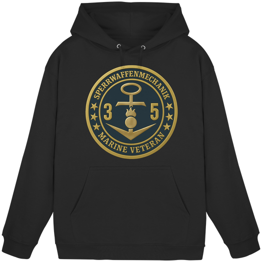 Marine Veteran 35er SPERRWAFFENMECHANIK - Metalleffekt  - Basic Unisex Hoodie
