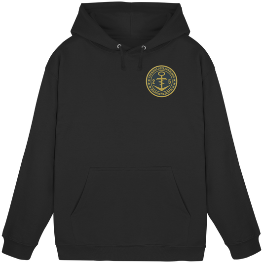 Marine Veteran 25er FERNMELDEELEKTRONIK- Metalleffekt - Basic Unisex Hoodie