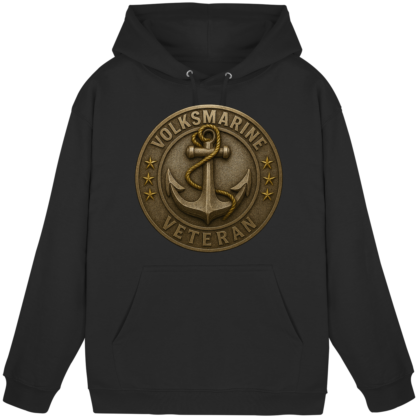 Volksmarine Veteran - Metalleffekt - Basic Unisex Hoodie