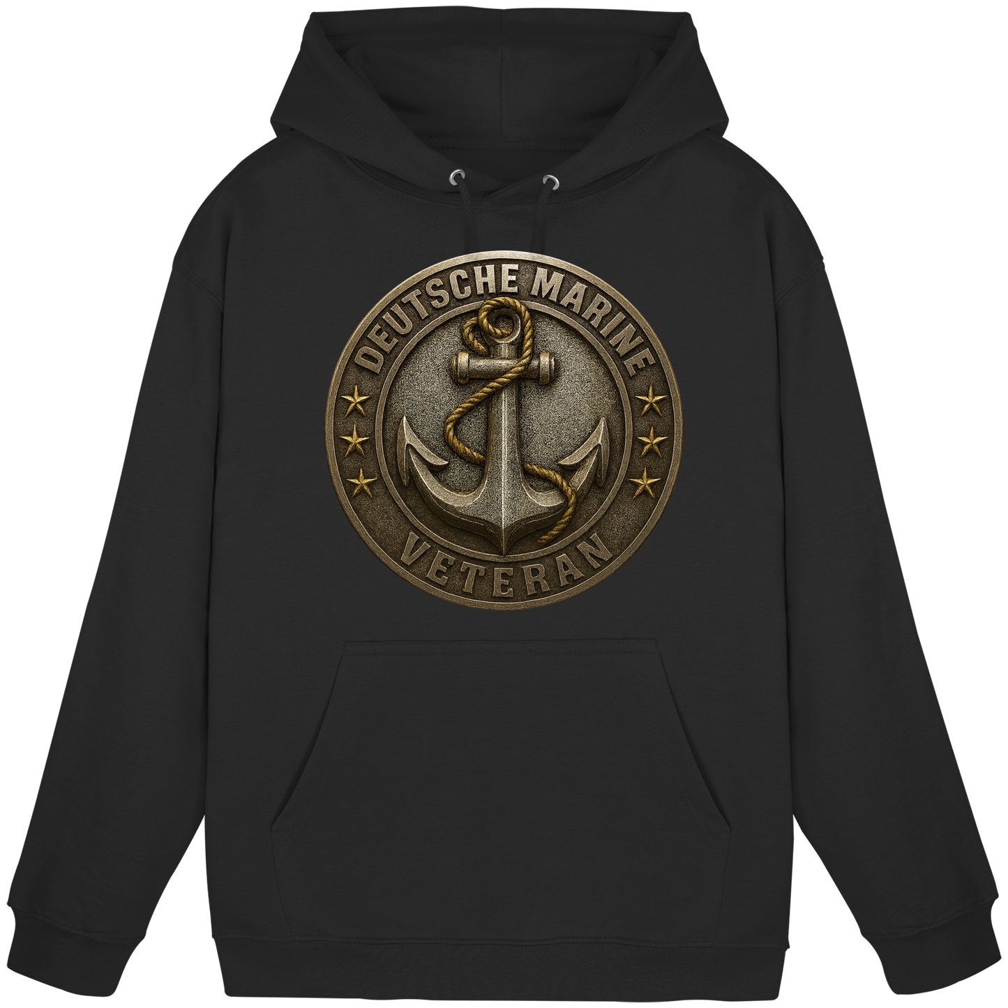 Deutsche Marine Veteran - Metalleffekt - Basic Unisex Hoodie