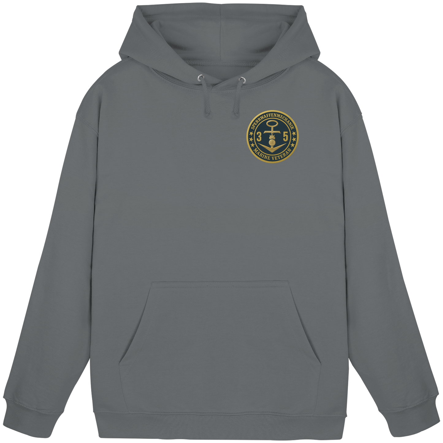 Marine Veteran 35er SPERRWAFFENMECHANIK - Metalleffekt  - Basic Unisex Hoodie