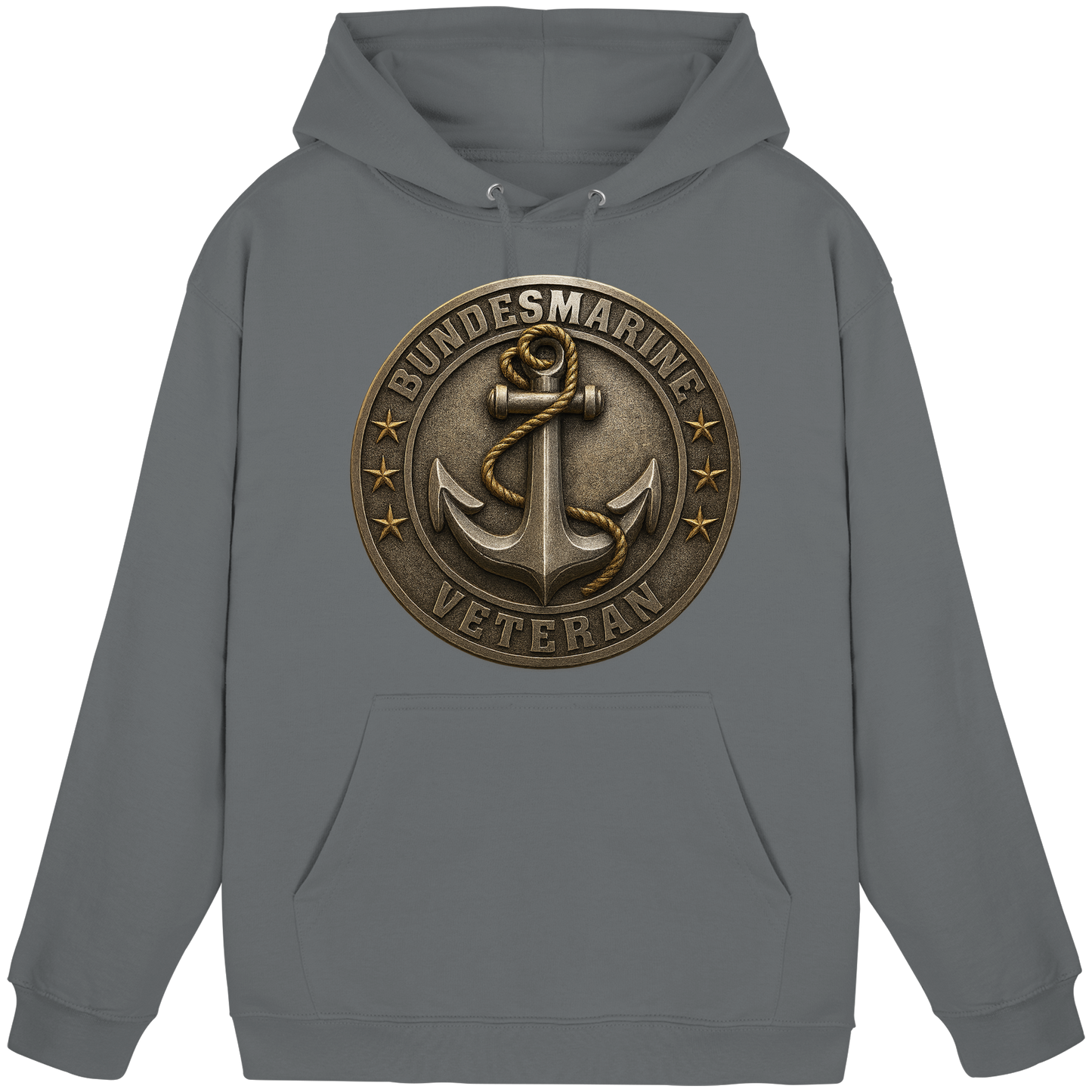 Logo BUNDESMARINE - Metalleffekt - Basic Unisex Hoodie