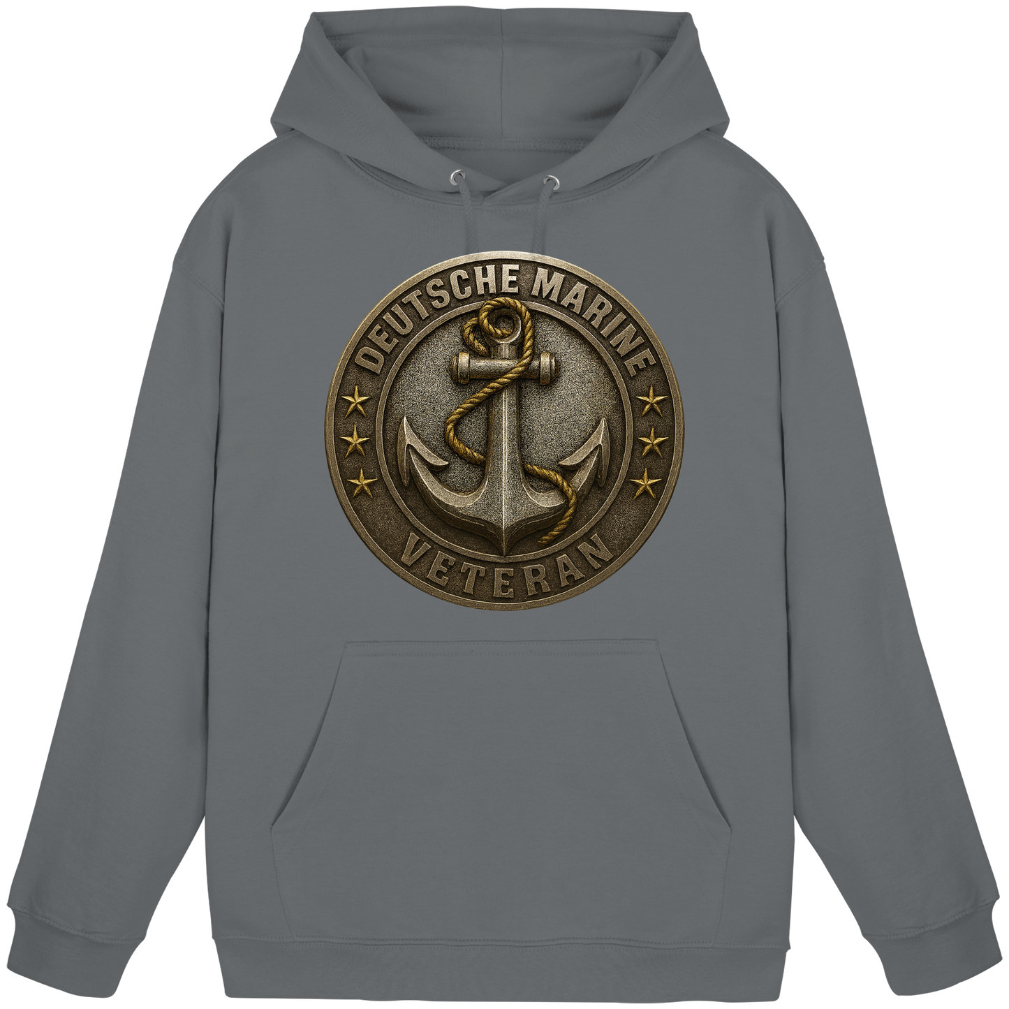 Deutsche Marine Veteran - Metalleffekt - Basic Unisex Hoodie
