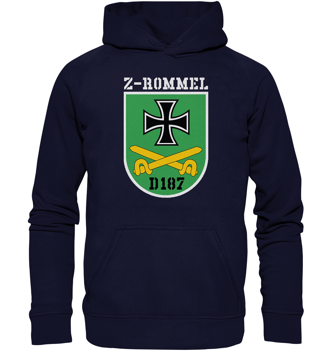 Z-Rommel Wappen - Basic Unisex Hoodie XL