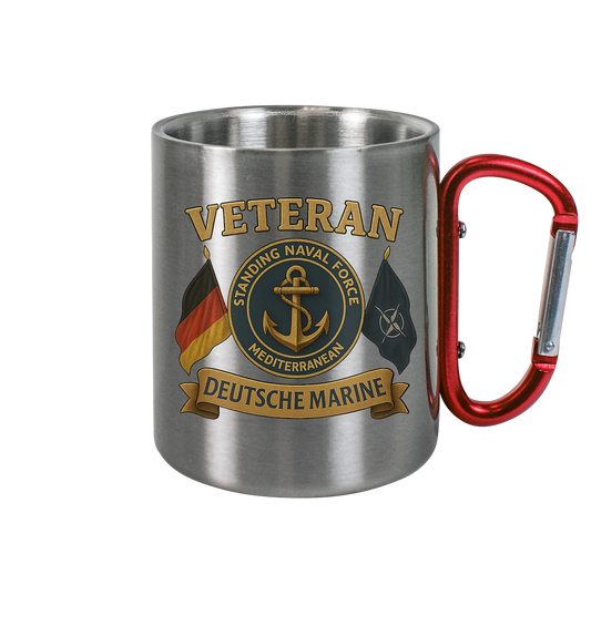 Veteran DEUTSCHE MARINE - SNFM - Edelstahl Tasse