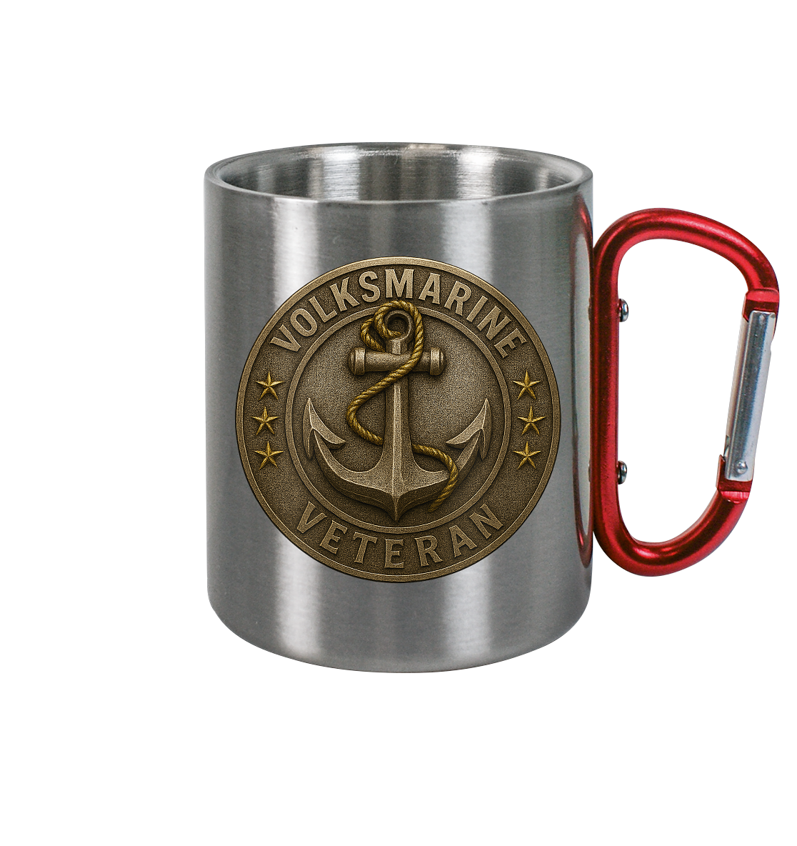 Volksmarine Veteran  - Metalleffekt - Edelstahl Tasse