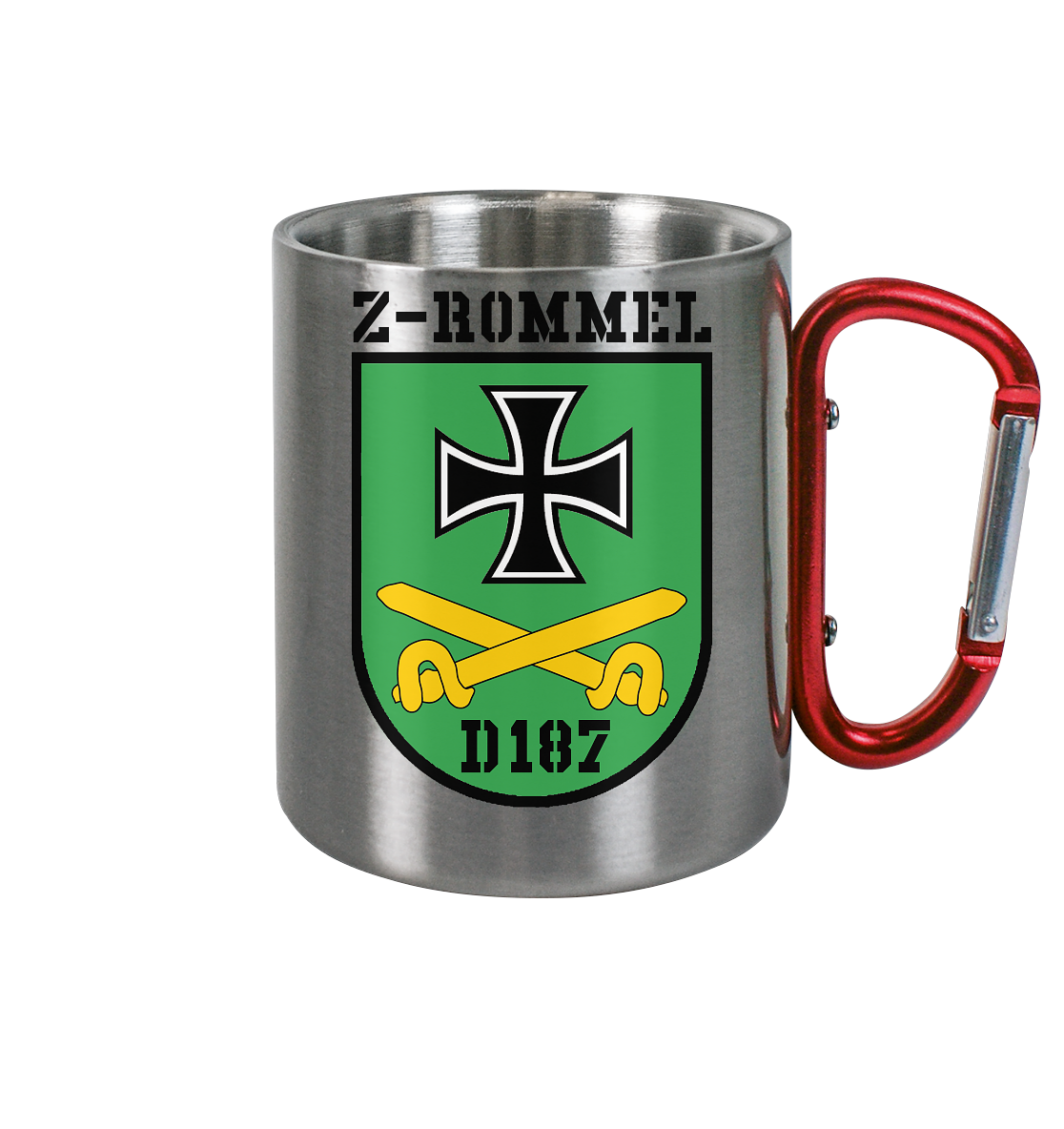 Z-Rommel Wappen - Edelstahl Tasse