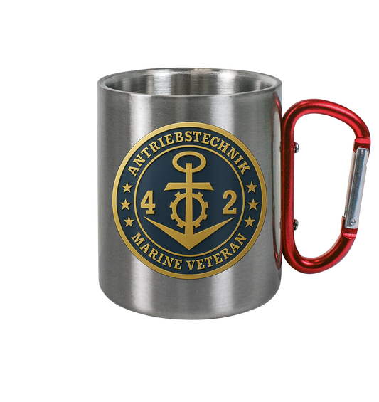 Marine Veteran 42er ANTRIEBSTECHNIK - Metalleffekt  - Edelstahl Tasse