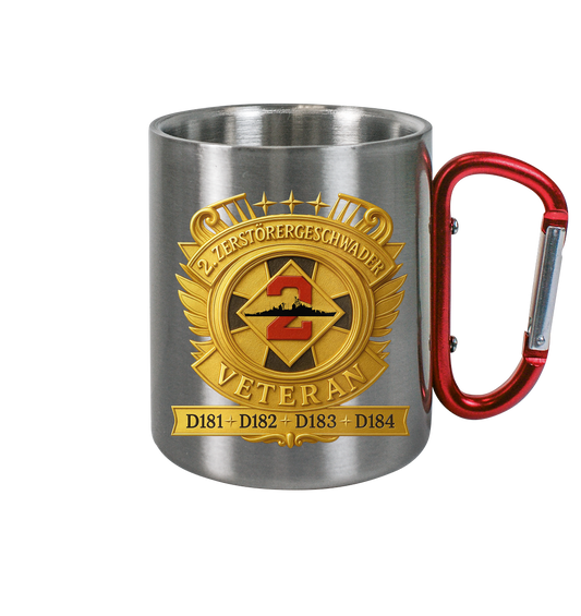 2. Zerstörergeschwader - Veteran - Edelstahl Tasse