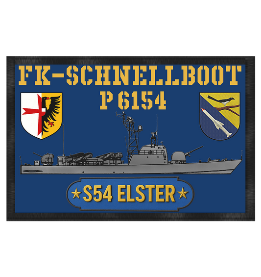 FK-Schnellboot P6154 S54 ELSTER - Fußmatte 60x40cm