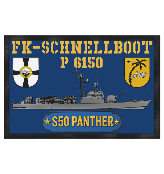 FK-Schnellboot P6150 S50 PANTHER - Fußmatte 60x40cm