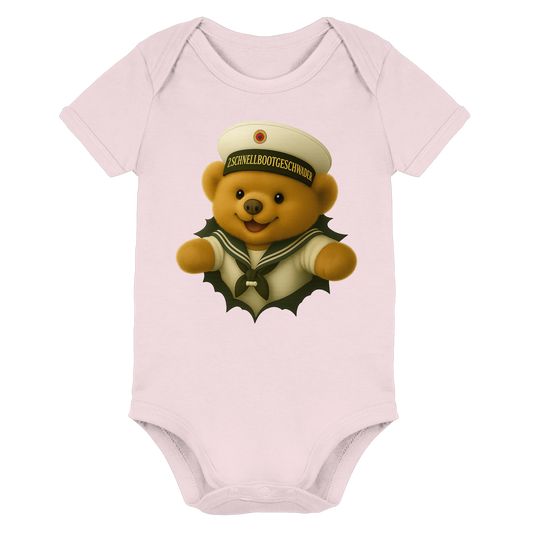 Teddy 2. SCHNELLBOOTGESCHWADER - Organic Baby Bodysuit