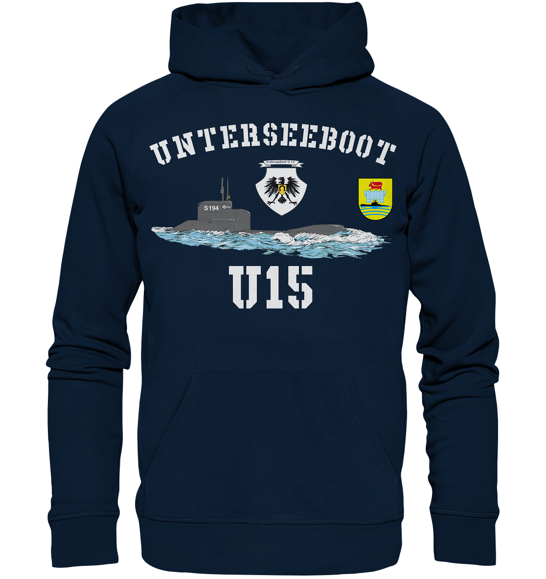 Unterseeboot U15 3.UG - Organic Basic Hoodie