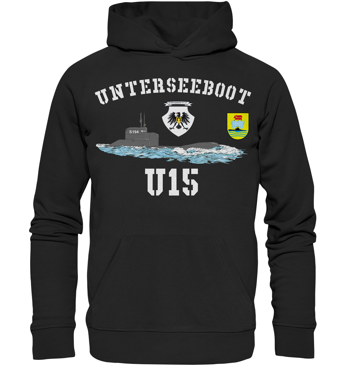 Unterseeboot U15 3.UG - Organic Basic Hoodie