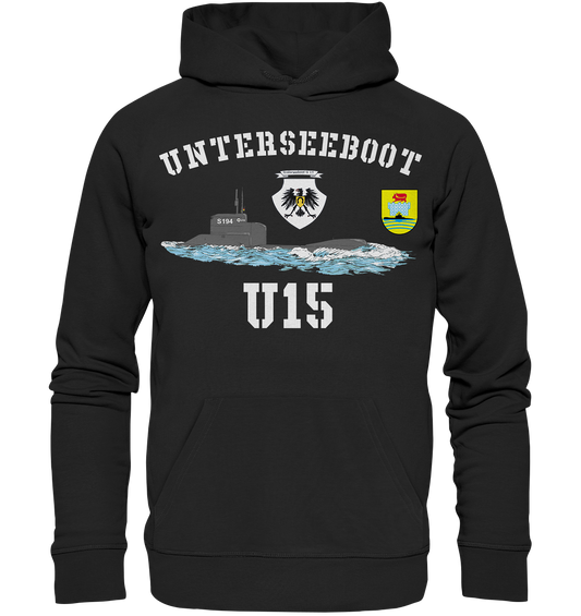 Unterseeboot U15 3.UG - Organic Basic Hoodie