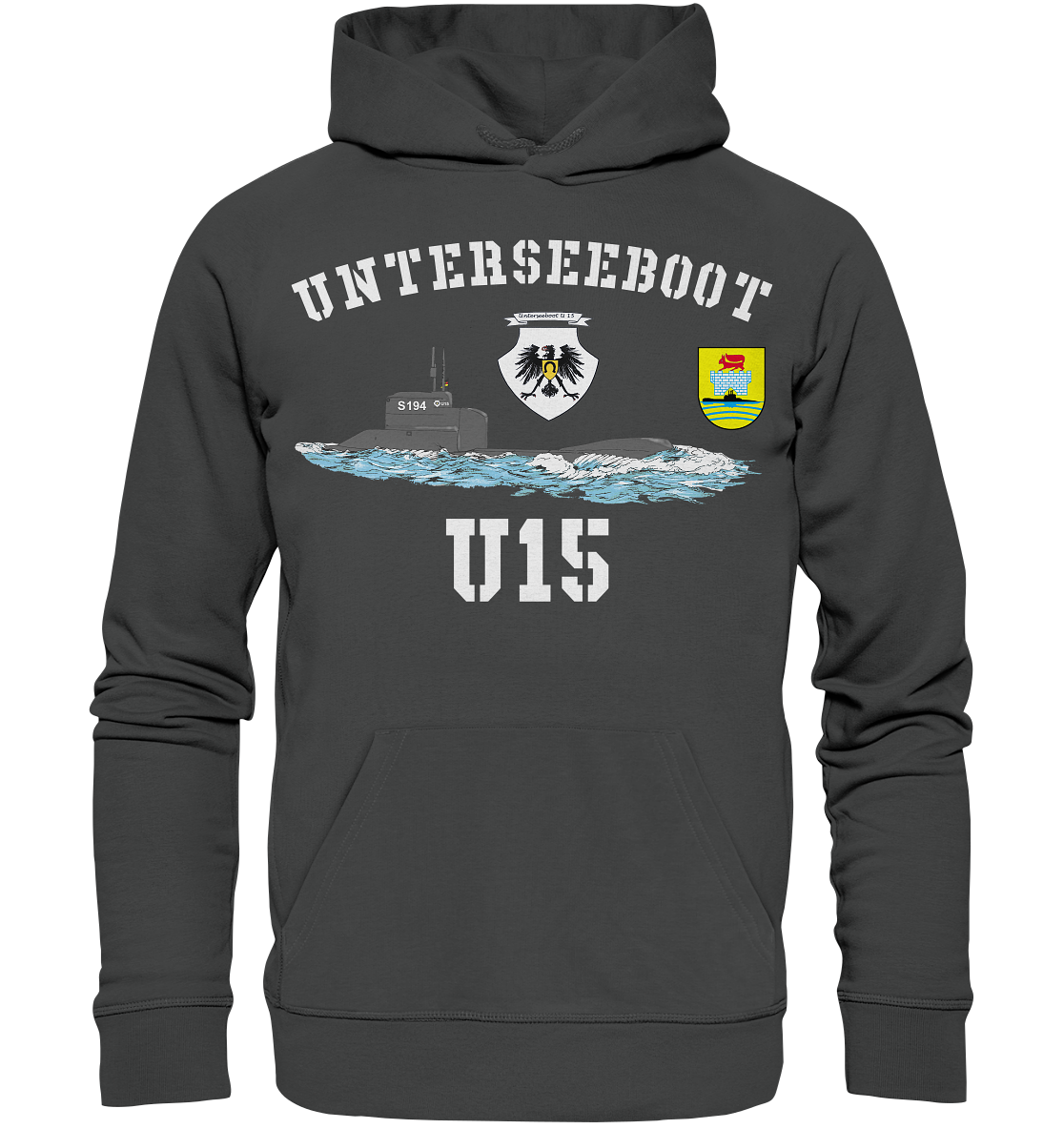 Unterseeboot U15 3.UG - Organic Basic Hoodie