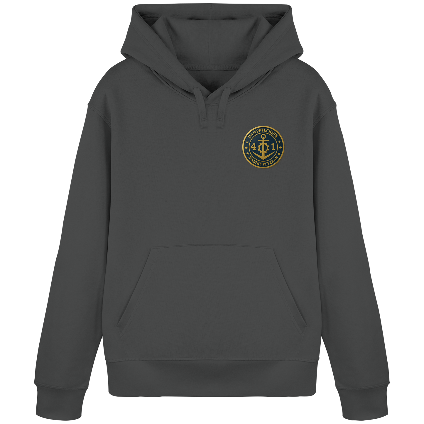 Marine Veteran 41er DAMPFTECHNIK - Metalleffekt - Organic Basic Hoodie