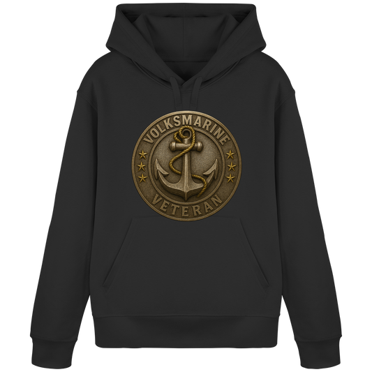 Volksmarine Veteran - Metalleffekt - Organic Basic Hoodie