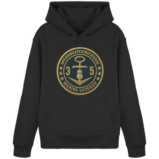 Marine Veteran 35er SPERRWAFFENMECHANIK - Metalleffekt  - Organic Basic Hoodie