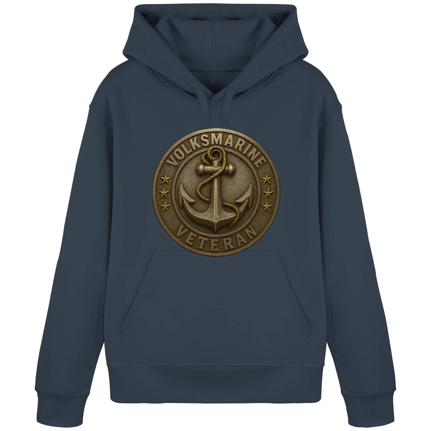 Volksmarine Veteran - Metalleffekt - Organic Basic Hoodie