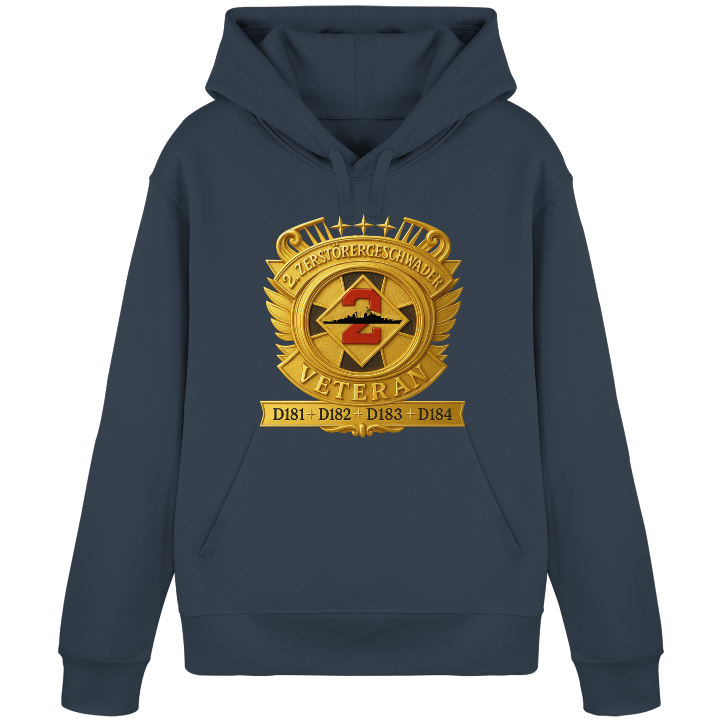 2. Zerstörergeschwader - Veteran  - Organic Basic Hoodie