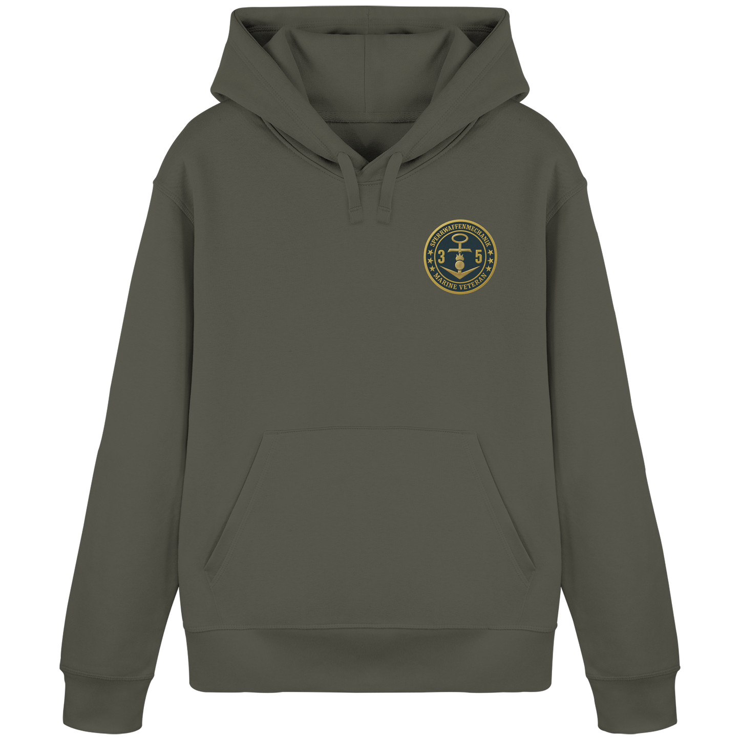 Marine Veteran 35er SPERRWAFFENMECHANIK - Metalleffekt  - Organic Basic Hoodie
