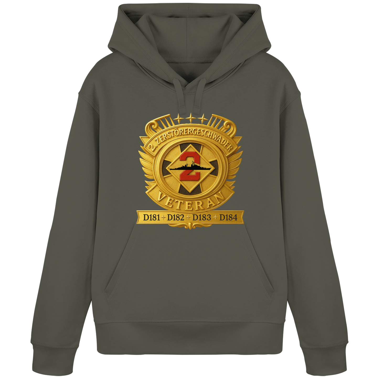 2. Zerstörergeschwader - Veteran  - Organic Basic Hoodie