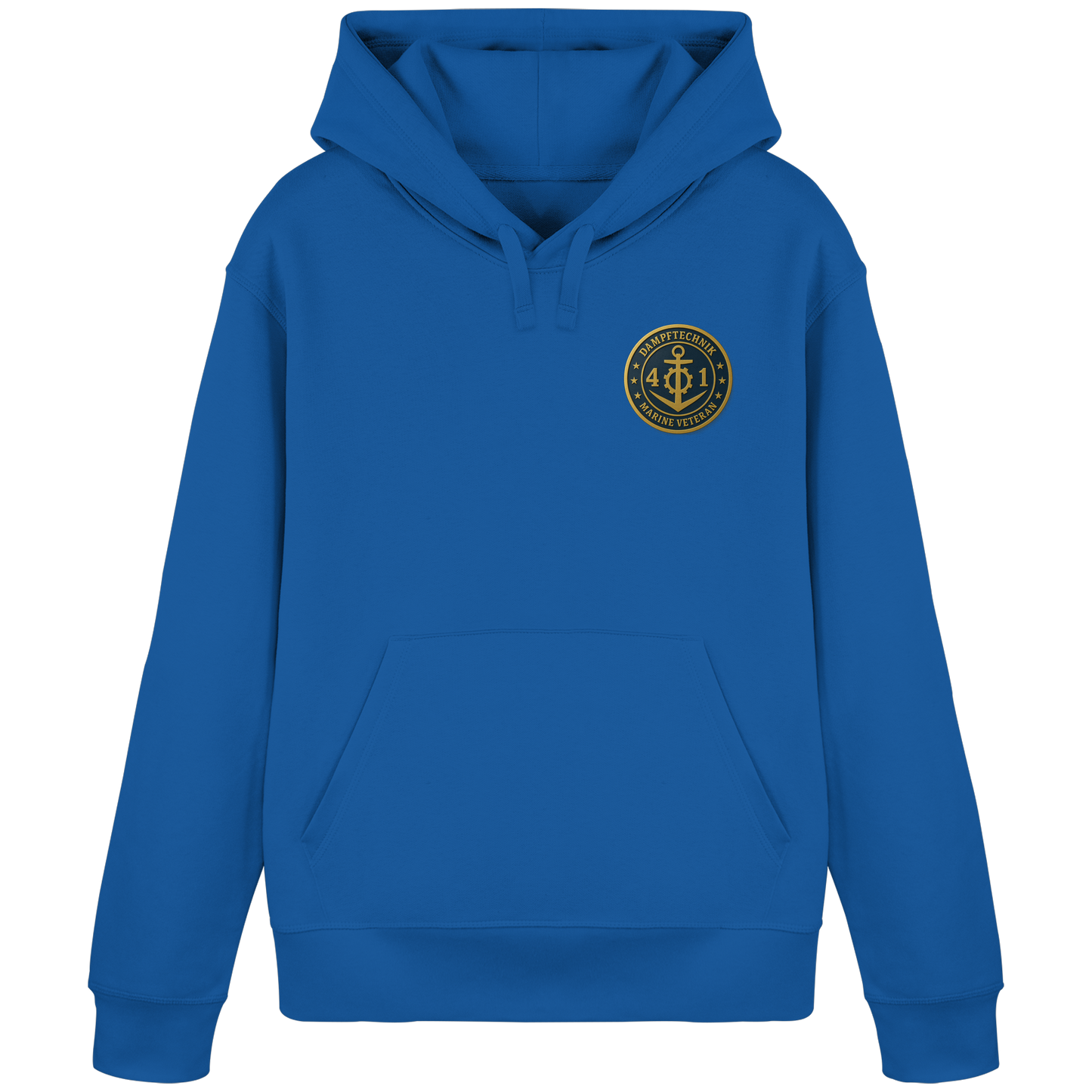 Marine Veteran 41er DAMPFTECHNIK - Metalleffekt - Organic Basic Hoodie