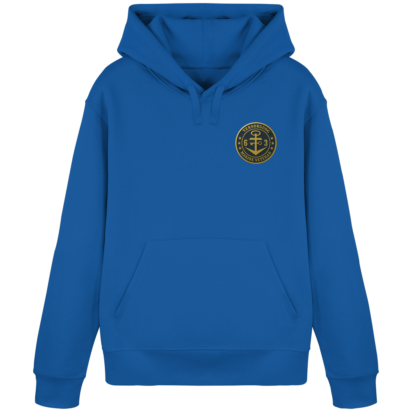 Marine Veteran 63er VERSORGUNG - Metalleffekt - Organic Basic Hoodie