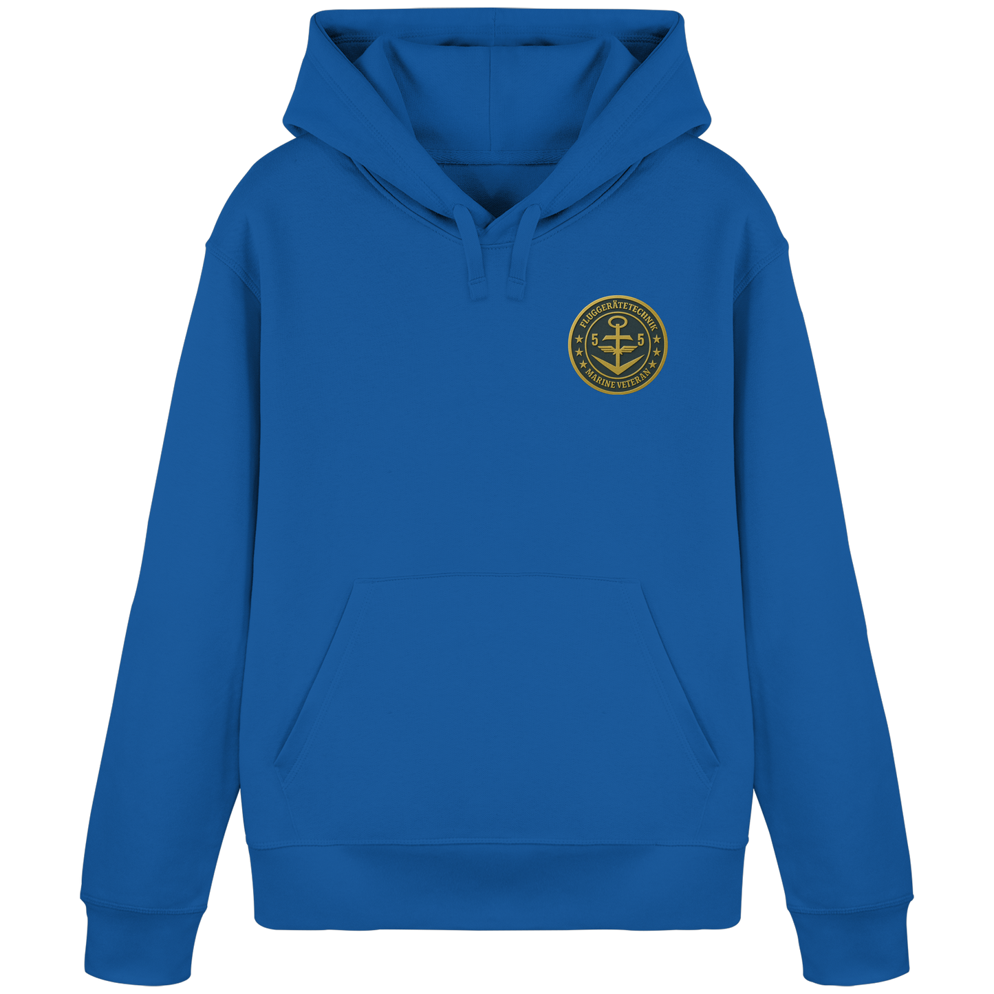 Marine Veteran 55er FLUGGERÄTETECHNIK - Metalleffekt - Organic Basic Hoodie