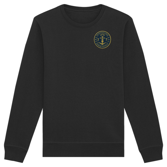 Marine Veteran 37er MINENTAUCHER - Metalleffekt - Organic Basic Unisex Sweatshirt