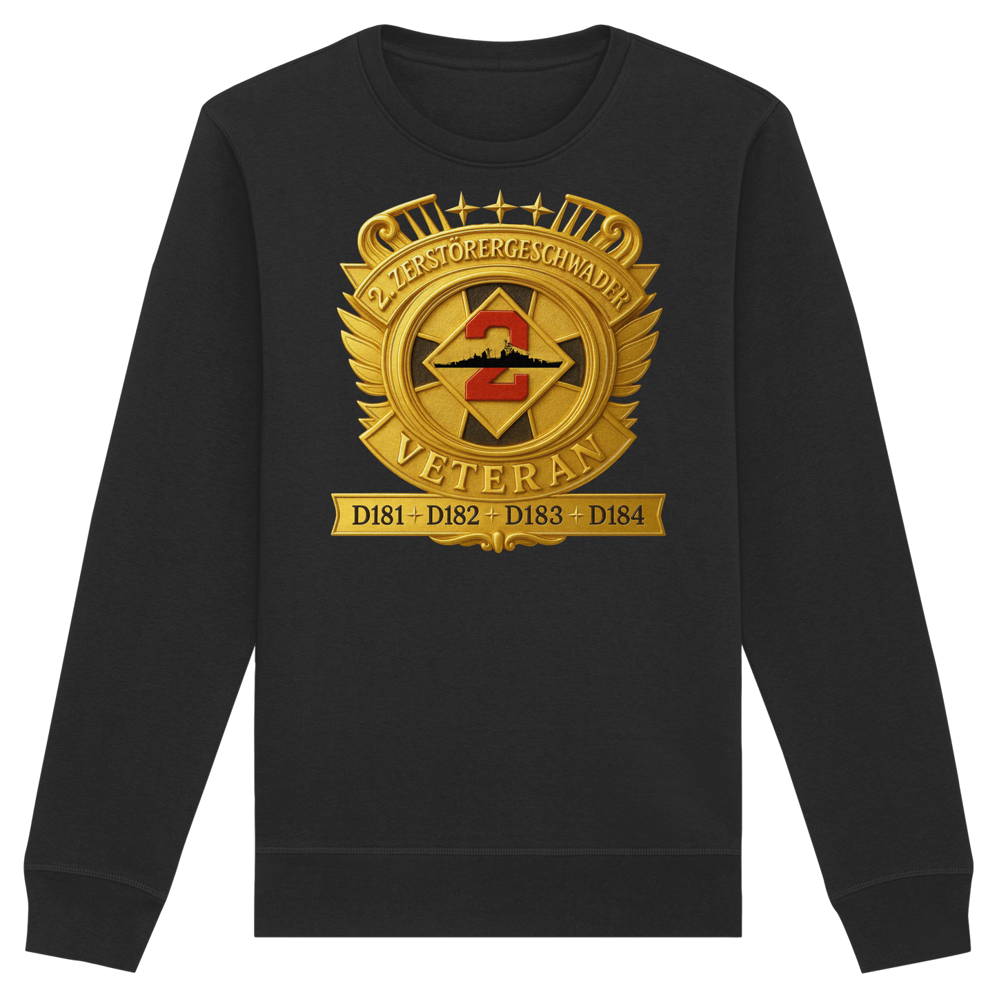 2. Zerstörergeschwader - Veteran  - Organic Basic Unisex Sweatshirt