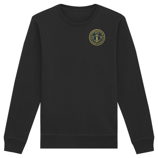 Marine Veteran 35er SPERRWAFFENMECHANIK - Metalleffekt  - Organic Basic Unisex Sweatshirt