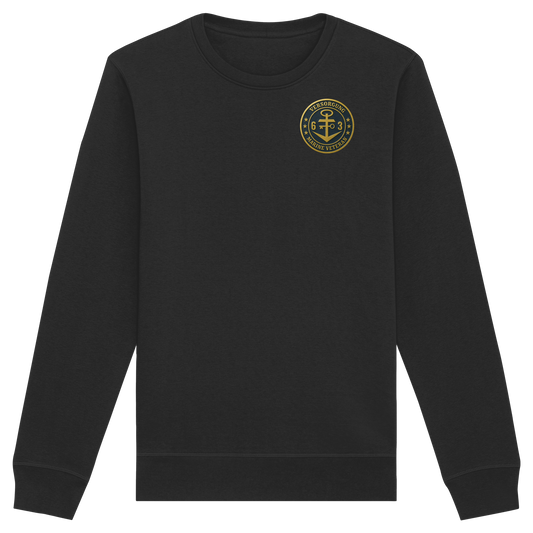 Marine Veteran 63er VERSORGUNG - Metalleffekt - Organic Basic Unisex Sweatshirt