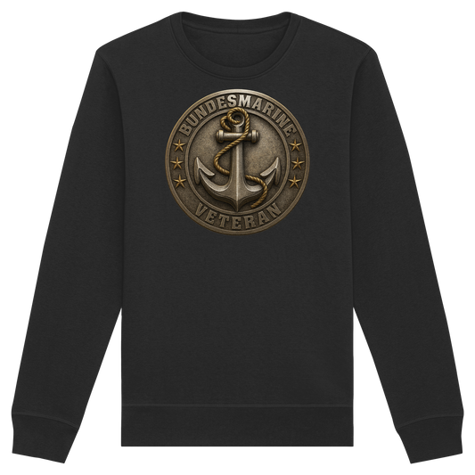 Logo BUNDESMARINE - Metalleffekt - Organic Basic Unisex Sweatshirt