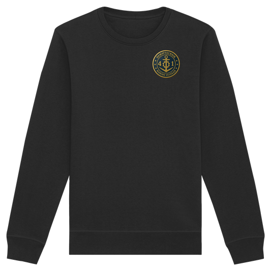 Marine Veteran 41er DAMPFTECHNIK - Metalleffekt - Organic Basic Unisex Sweatshirt