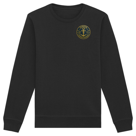 Marine Veteran 21er FUNKER - Metalleffekt - Organic Basic Unisex Sweatshirt