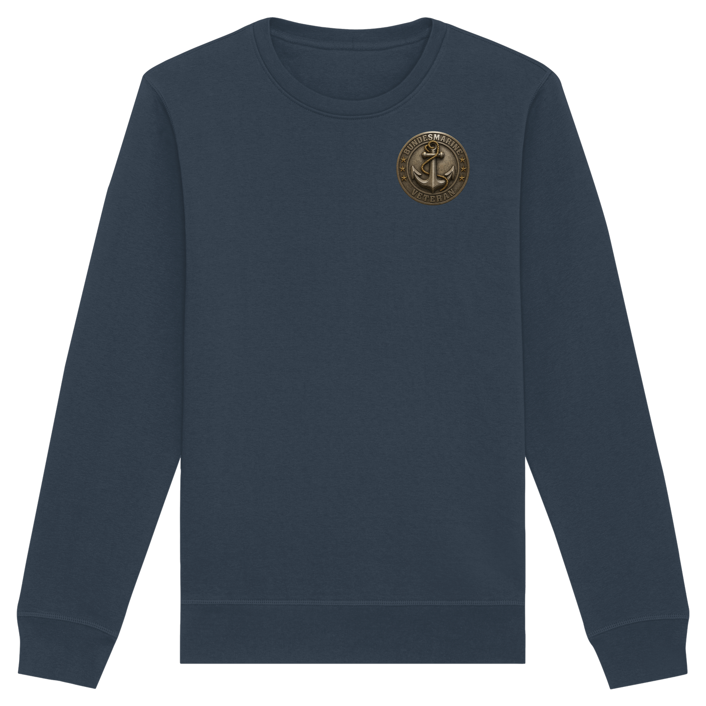 Logo BUNDESMARINE - Metalleffekt - Organic Basic Unisex Sweatshirt