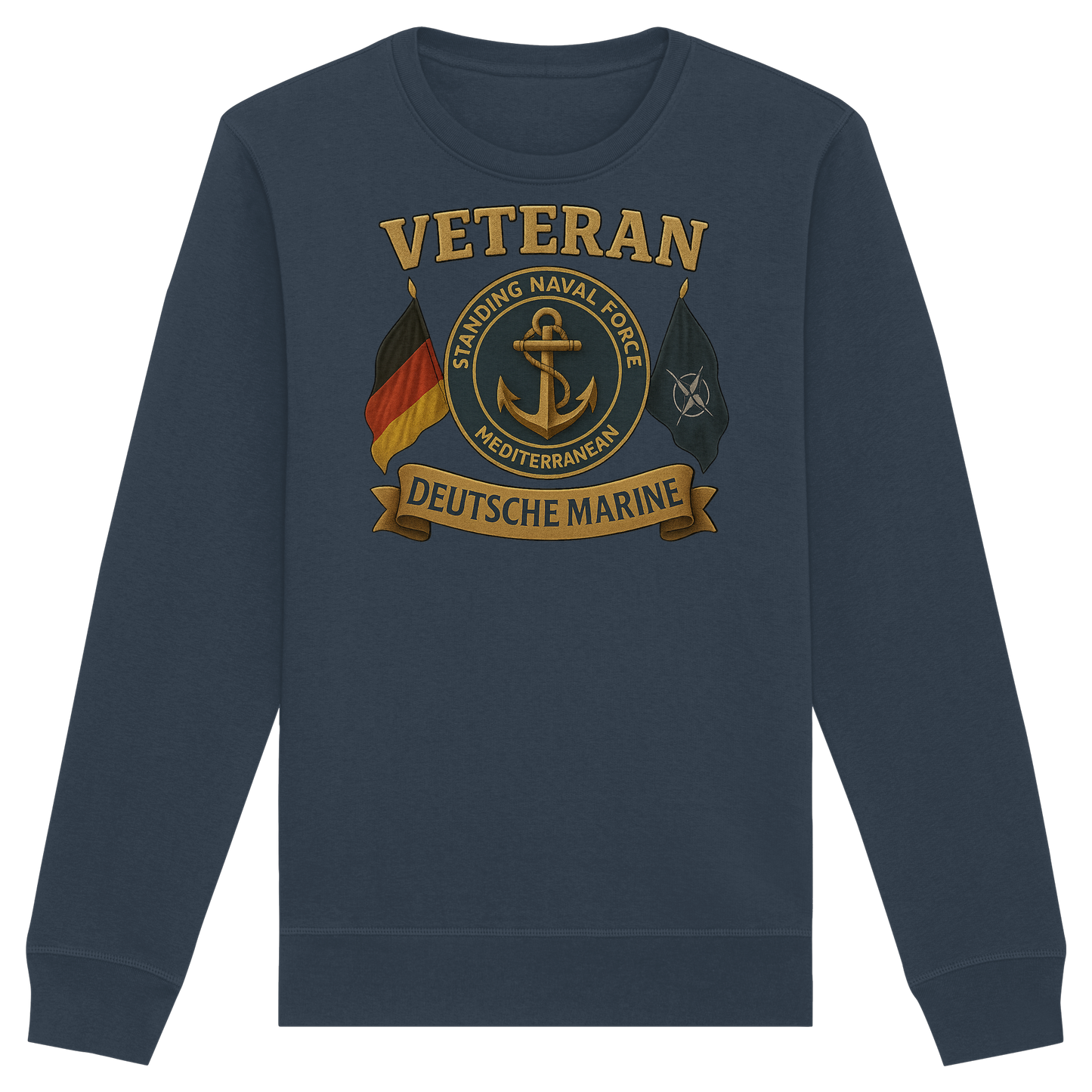 Veteran DEUTSCHE MARINE - SNFM - Organic Basic Unisex Sweatshirt