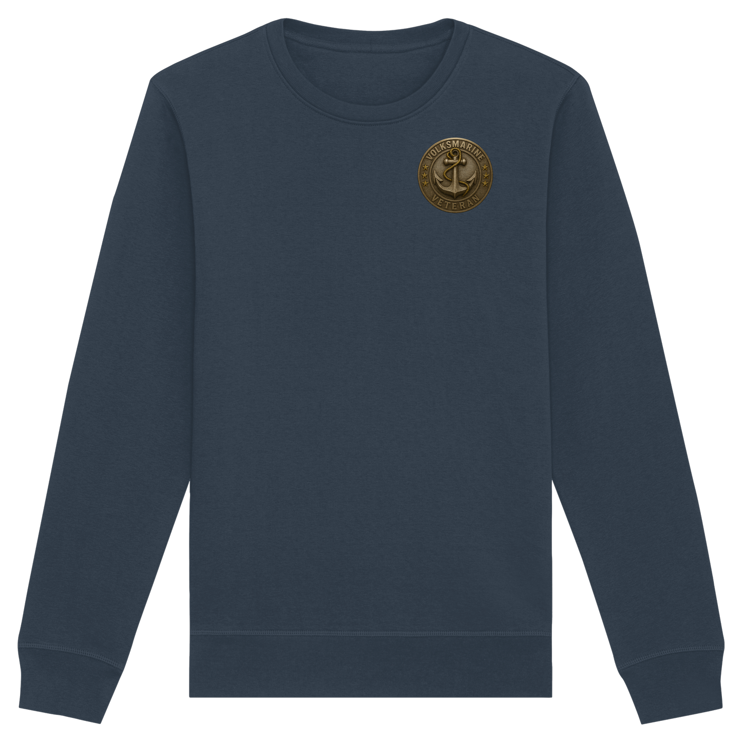 Volksmarine Veteran  - Metalleffekt - Organic Basic Unisex Sweatshirt