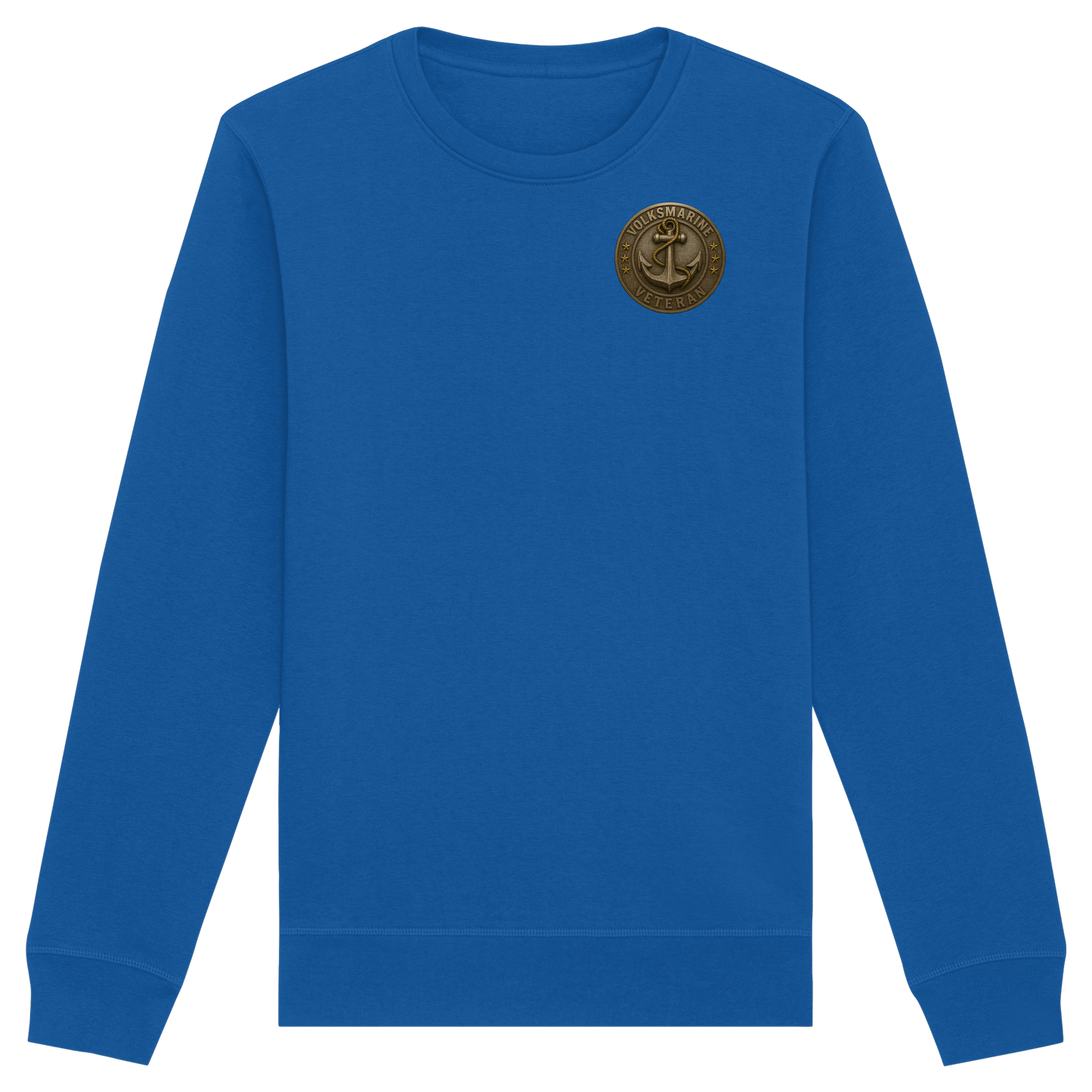 Volksmarine Veteran  - Metalleffekt - Organic Basic Unisex Sweatshirt