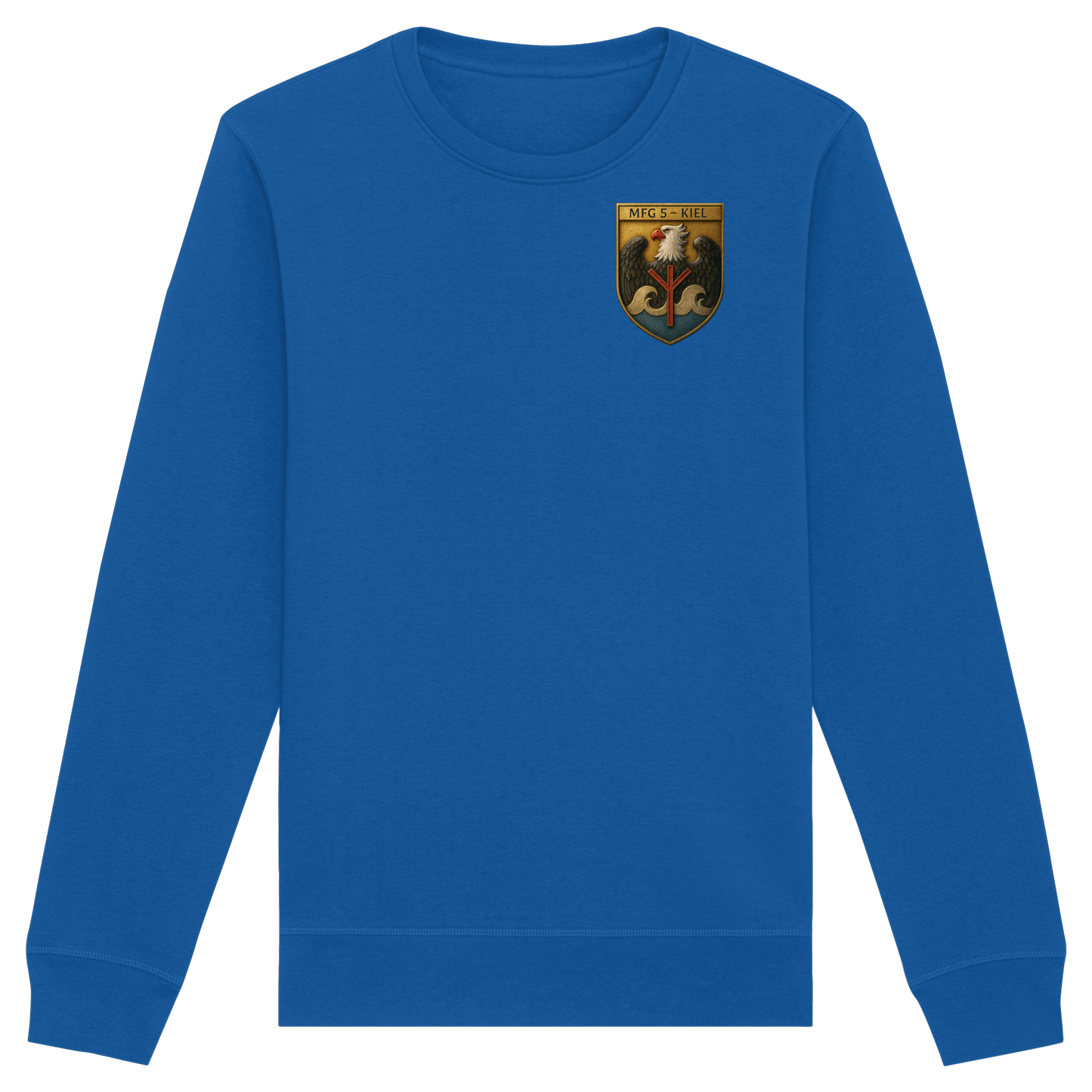 Wappen MFG5 - KIEL - Metalleffekt - Organic Basic Unisex Sweatshirt