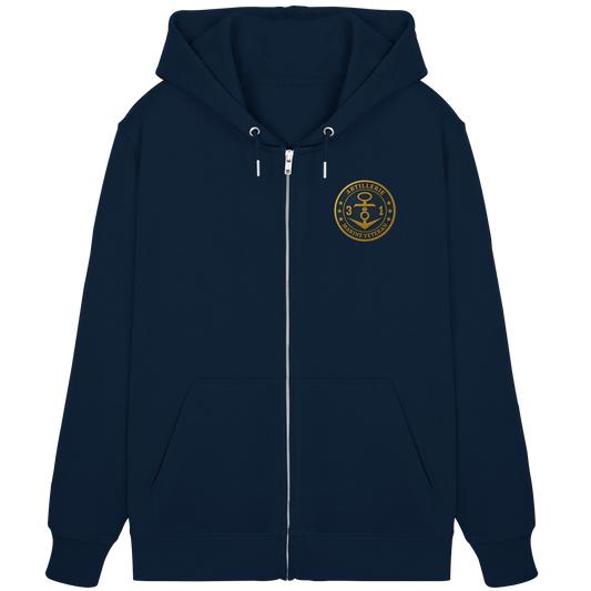Marine Veteran 31er ARTILLERIE - Metalleffekt - Organic Zipper